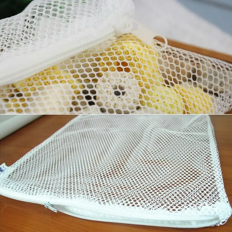 1-10x Nylon Mesh Zip Net Bag Aquarium Fish Tank Pond Filter Supplies Media Tool 4