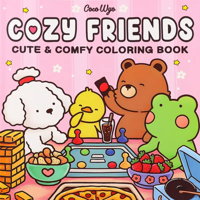Coloring Book For Adults And Teens Halloween Theme Featuring Adorable Creepy Creatures In Cozy Moments For Relaxation Gift 5
