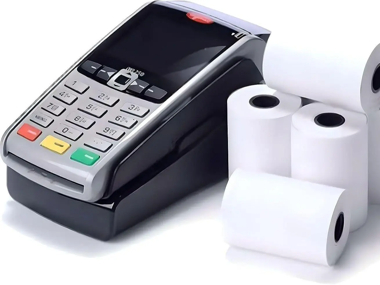 50 Rolls - 57x40mm Thermal Credit Card PDQ Machine Till Rolls, Cash Register Thermal Paper Receipt, for PDQ POS EPOS EFTPOS terminals, Barclaycard Verifone Ingenico Move Sagem Spire Pax Worldpay