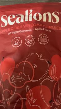 Product Review of Apple Cider Vinegar Gummies with "the Mother" - 60 Gummies | 30 Days Supply, Apple Flavour Vegan Gummies ACV from j**e 0