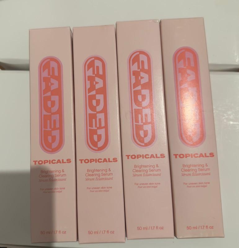 Faded Topicals Brightening and Clearing Serum for Uneven Skin Tone 50ML Comfort Cream  Skincare 2