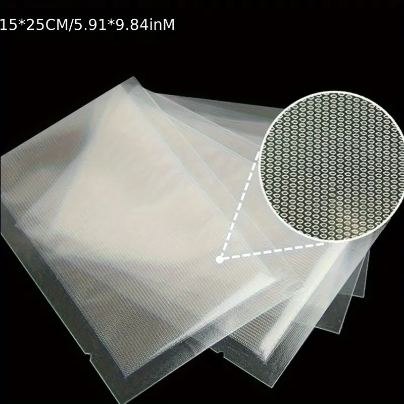 100pcs, Vacuum Sealer Bags, Puncture-Resistant, BPA-Free, For Food Storage, Sous Vide & Freezer Safe, Home Kitchen Supplies 2