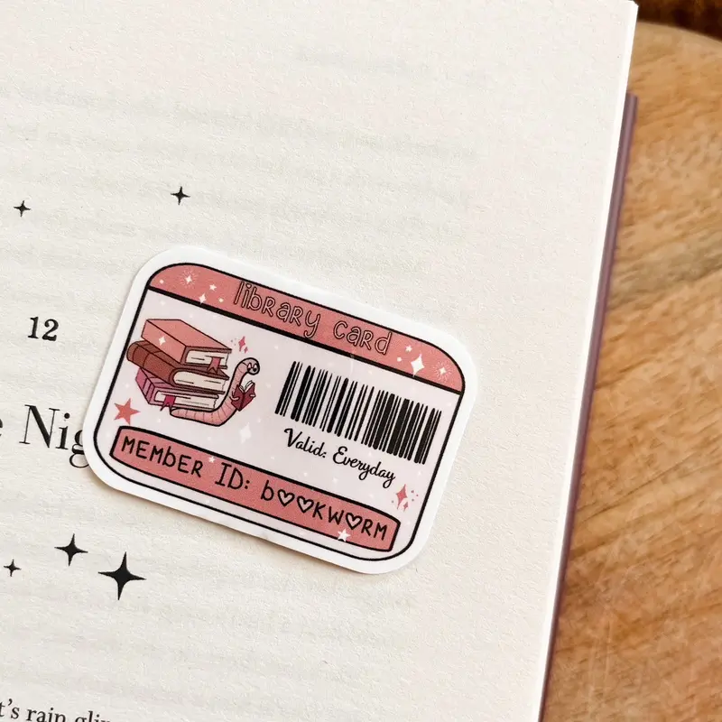 Cute girlie sticker bundle, kindle stickers, bookish 3