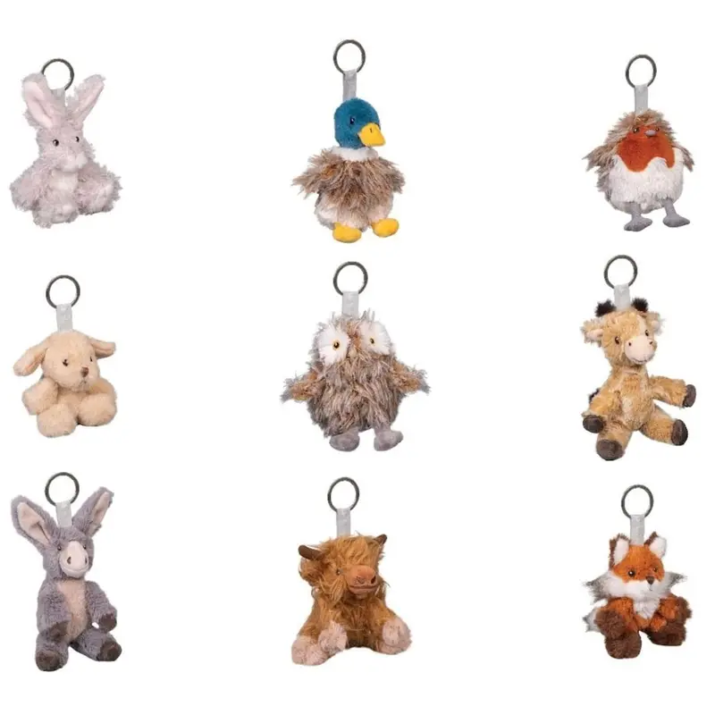 Plush Animal Key Ring - Choice of Animal 0