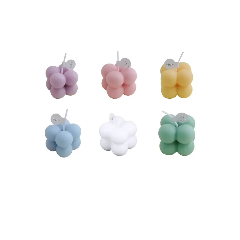 Small Scented Candle Mini Cube Bubble Shaped Candles for Home Bedroom Wedding Festival Party Decoration. #cashwaxmelts #cash #wax #Melts Aroma Gift Pack Deodorant Fragrance Household Ornaments Freshener Perfume 1