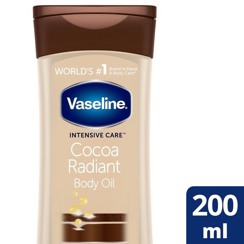 Vaseline Cocoa Body Oil Gel for Smooth Skin Body Care winter hygiene 3