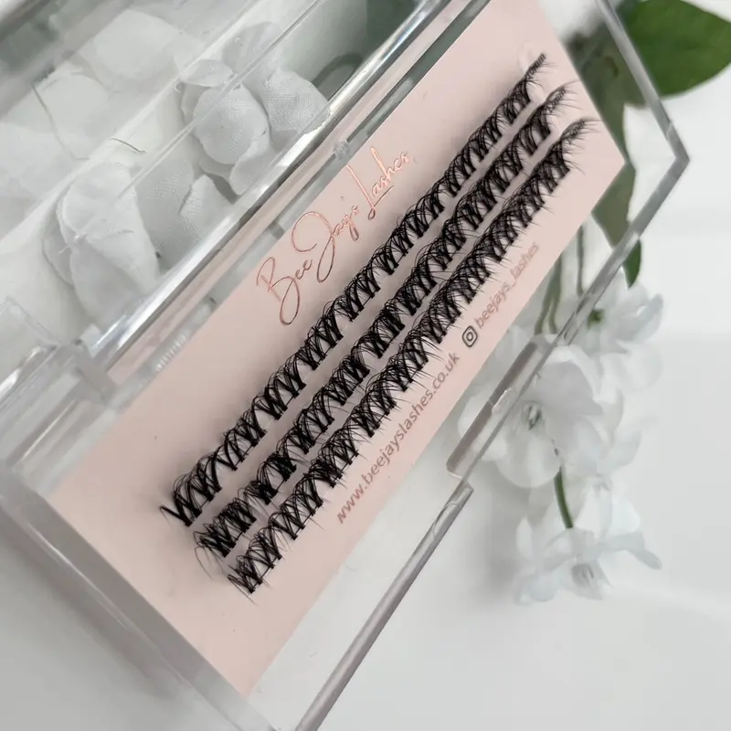 Brooklyn -DIY Multipack Cluster Eyelash Extensions, Fluffy Curls Three Lengths (12,14,16), 30 pieces Makeup Eyelashes Extensions Cosmetic 1