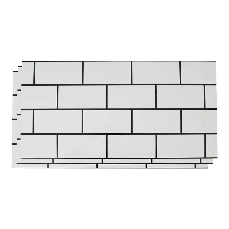 Self-Adhesive Brick Tiles Wall Stickers | Stick-On Kitchen & Bathroom Decor Decorative Waterproof Ornaments Tiles Sticker Marble 4
