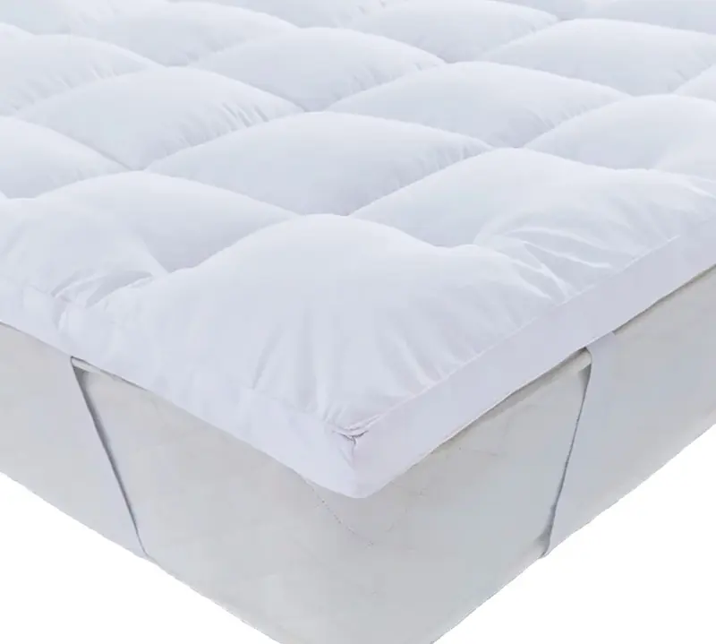 Mattress Topper 4 inch Thick 10cm Hotel Quality Luxury All Sizes Single Double King and Super King Cotton Washable 1