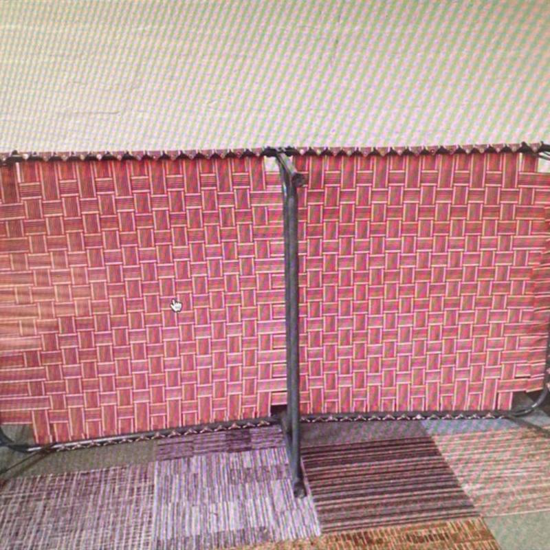 Indian Manja Khat Portable Folding Single Bed 6.3 x 3.3 foot) Heavy Duty 12kg Outdoor & Indoor Use. 4