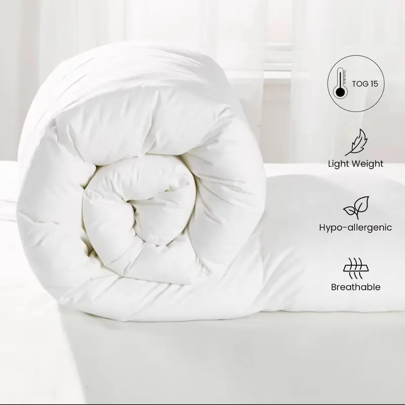 Family Duvet King Size 13.5 Tog-15Tog Premium Super thick and warm fiber duvet for a comfortable experience this winter family's choice 8