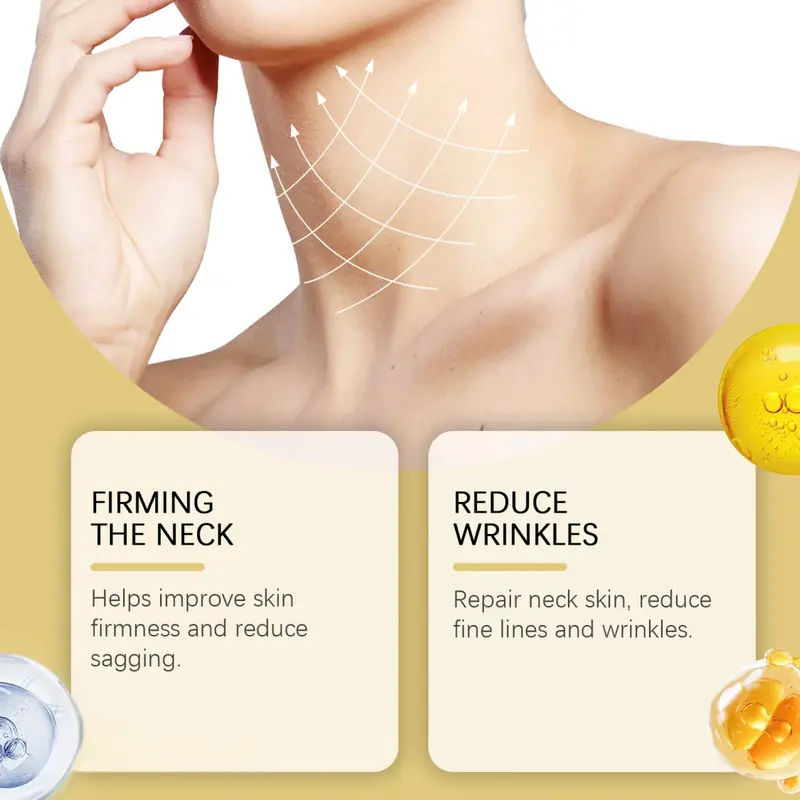 HOYGI Neck Firming Cream, Tighten and Lift NeckCream for Crepev Skin,Skin Moisturizer, DeepMoisturizing, Cruelty free Neck Care Body Care Tightening 7