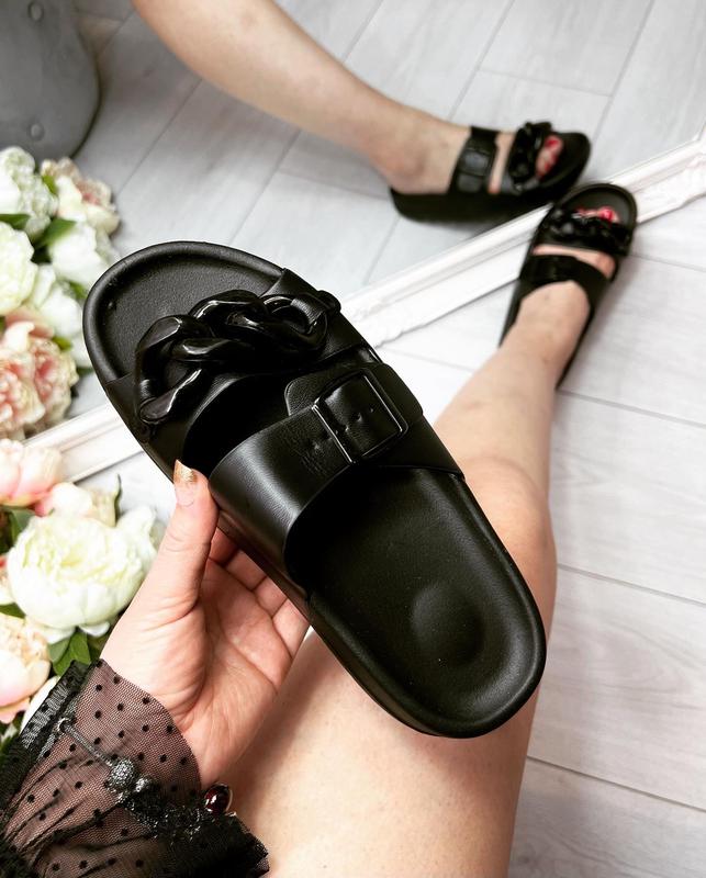 Women Chunky Sole Sliders Casual Comfy Sandals Flatform Summer Shoes Footwear Girl 1
