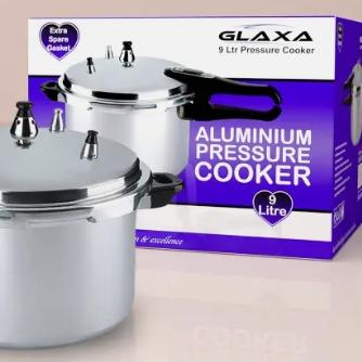 7, 9, 11 LITRE PRESSURE COOKER ALUMINIUM KITCHEN CATERING HOME WITH SPARE GASKET 3