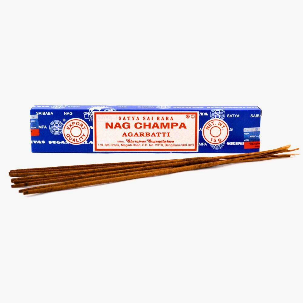 Palitos de incienso Nag Champa Agaratti de Satya caja de 15 g - Imagen 2 de 7