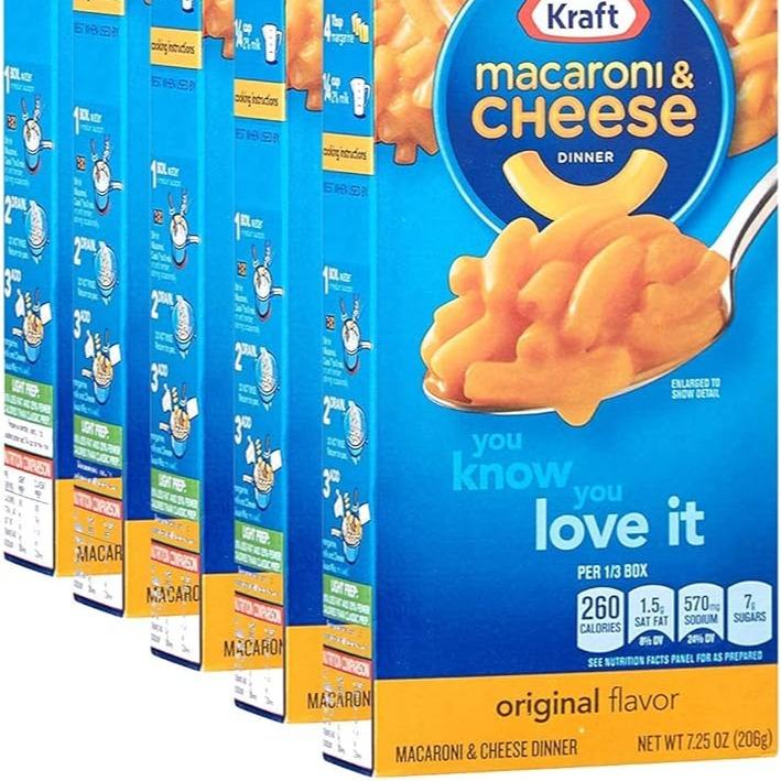 Kraft Macaroni Cheese Mac & Cheese Smaller Pack 206 g Carb Pasta 4