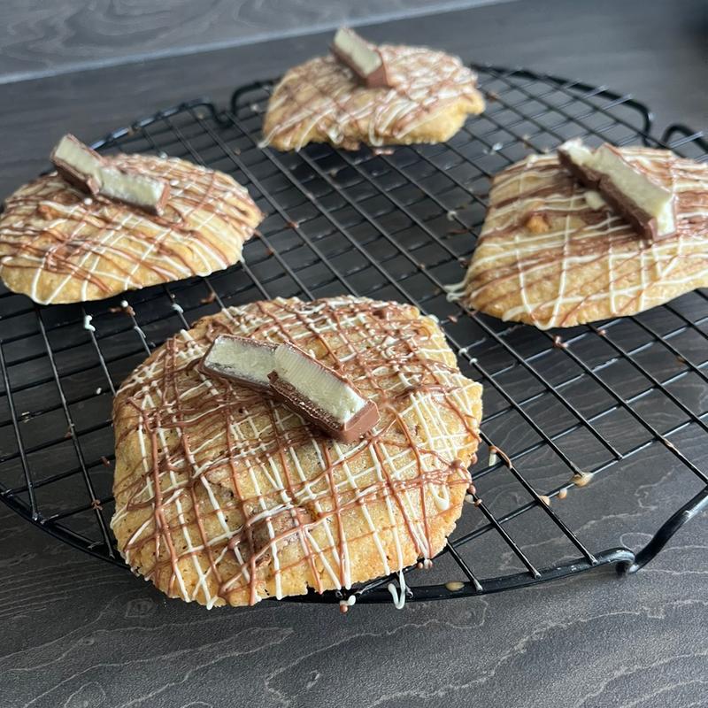 Kinder Bar Cookies - Homemade  pack of 6 Baked 2