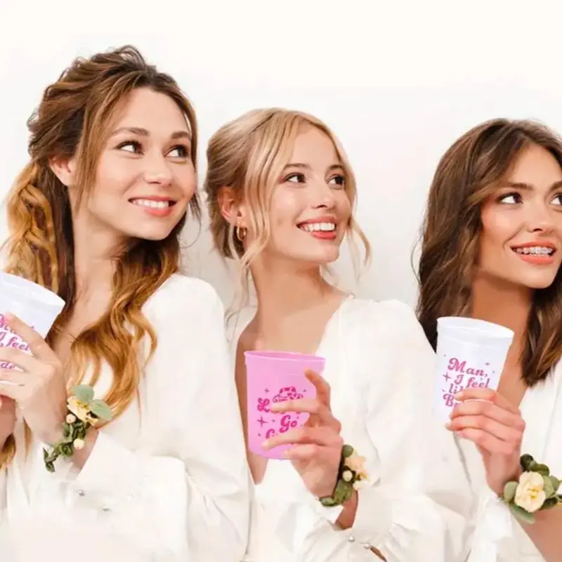 Let’s Go Girl Hen Party Cups / Man I Feel Like a Bride 3