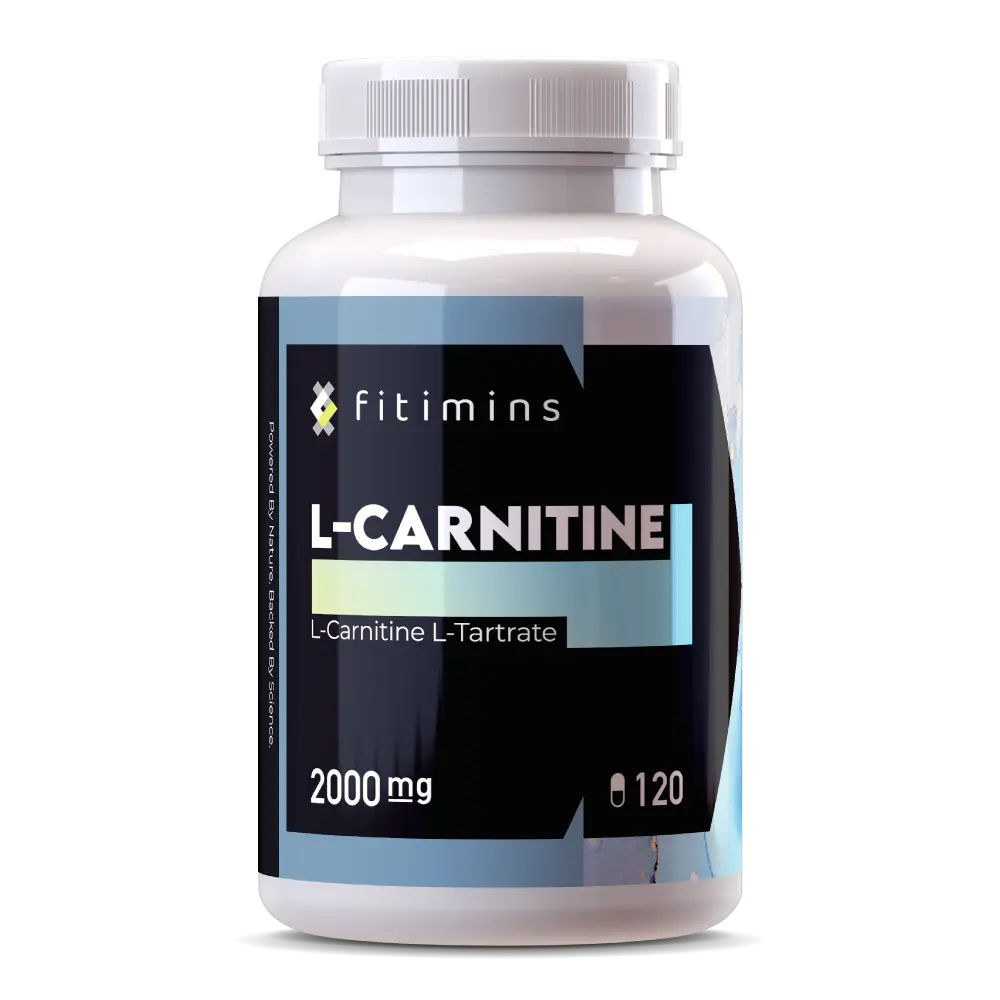 L-Carnitine 2000mg Capsules Fitimins 120 pcs 30 days supplements Supply for body wellness & Brain health Edible Fitness Dietary Healthcare Vitamin energy supplements