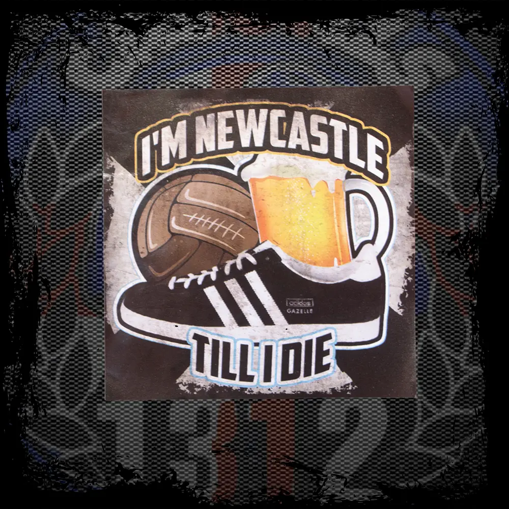 Newcastle Till I Die Ultras Sticker Pack - Pack of 20 8x8cm Stickers - Inspired United, Toon Army, Geordies, Away Days