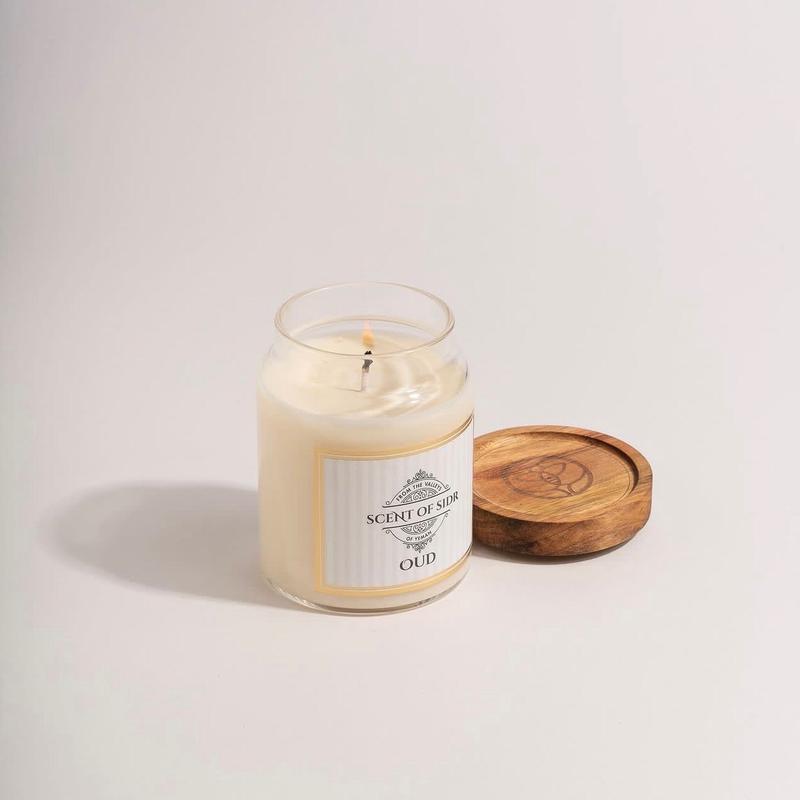 Sidr Oud Candle Bedroom Sleep-helping Gift Smokless 1