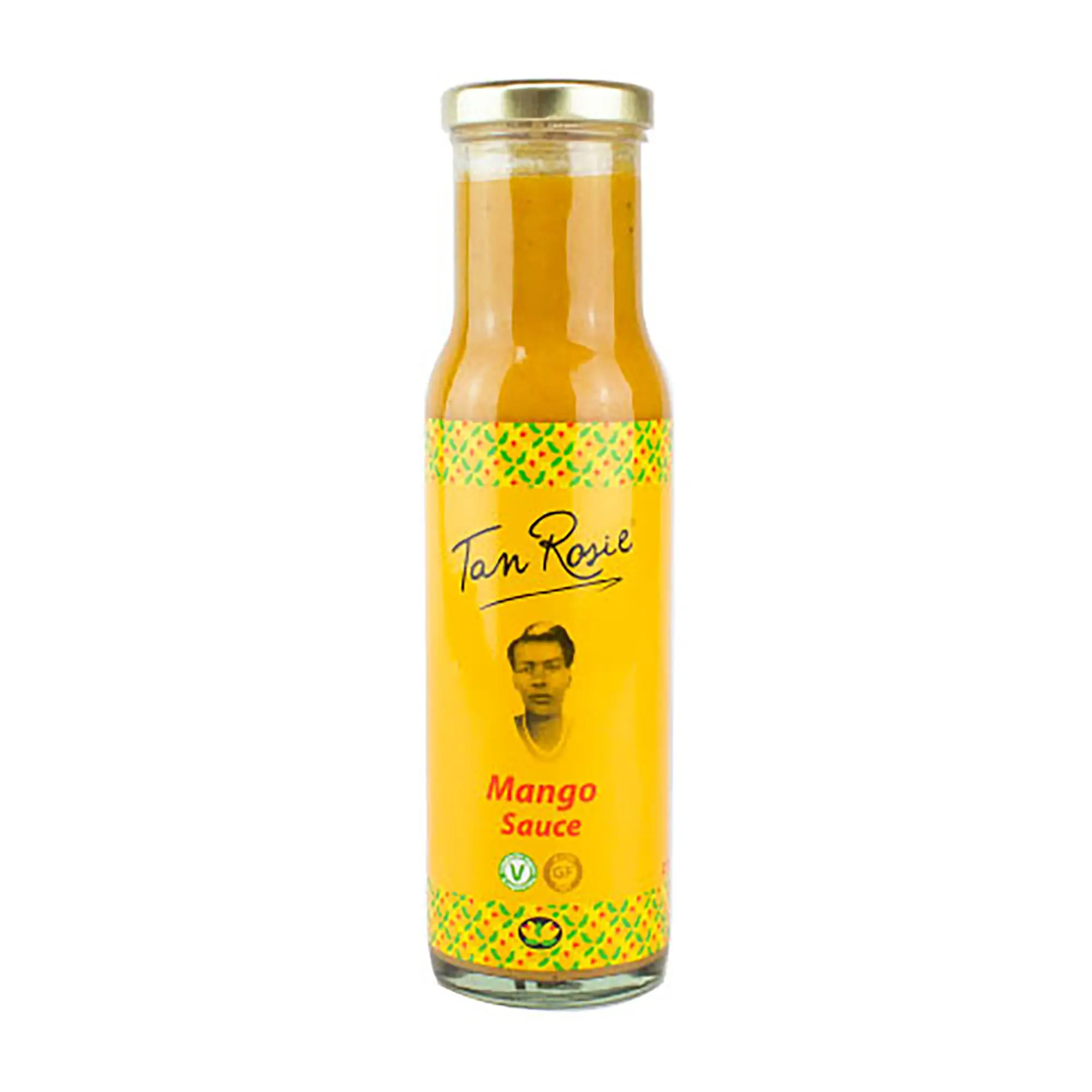 Sweet & Tangy Mango Sauce for Chicken, Pork & Veggies - Tan Rosie 250ml bottle