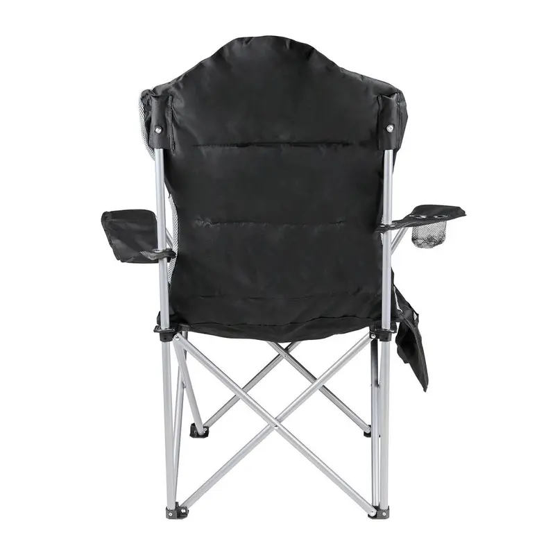 Folding Camping Deluxe Chairs Heavy Duty Luxury Padded with Cup Holder High Back 8