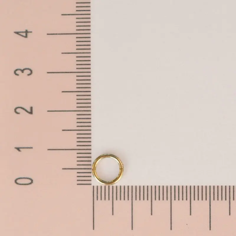 Plain Steel Earrings,  Ring Earrings, Hoop Earrings, Tragus Piercing for Helix and Cartilage Gold Silver Gift For Her 4