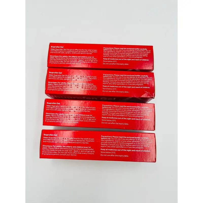 Ibuprofen Gel 50g (pack Of 4) 3