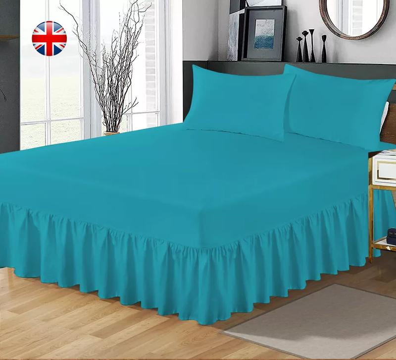 Product Introduction of Luxury Hotel Quality Egyptian Extra Deep Valance Fitted Sheets - 100% Poly Cotton for Single, Double, King, and Super King Sizes, Available in Multiple Colors and All Sizes Available ,High-Quality Valance Bed Sheet single soft bedding sets deep fitted 13