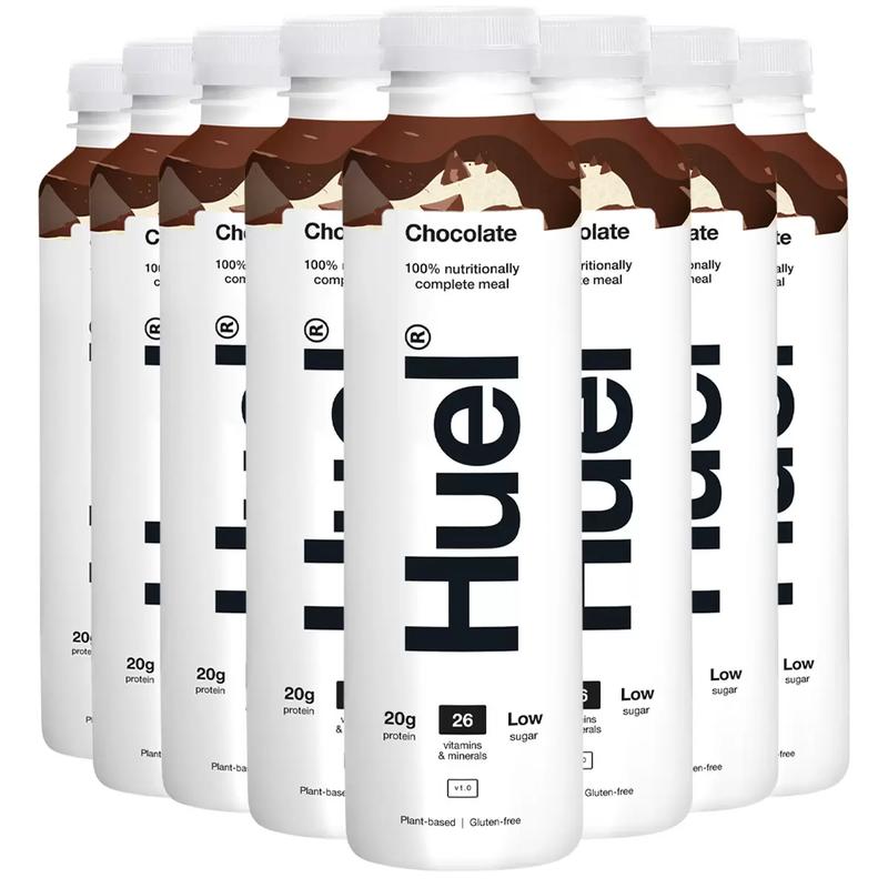 Huel Ready to Drink Chocolate, 8 x 500ml, SOURCE OF 26 Essentials Vitamins & Minerals 0