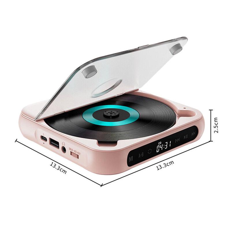 CD Player W/ 1200mAh Rechargeable Battery Personal Bluetooth CD Player UK portable  cd Audio Compact 2