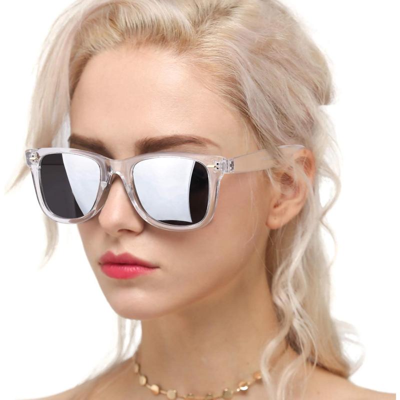 Myiaur Fashion Sunglasses Womens Polarised, Mirror Ladies Sunglasses Anti Glare 100% UV Protection Gift for Festivals 8