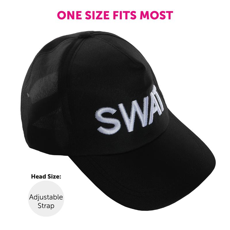 Fake Police Hat for Men Women Boys and Girls - Perfect Costume Accessory for Stag Parties or Halloween - Menswear, Clothing Party 5
