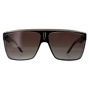 Carrera Sunglasses 22 2M2/LA Black Gold Brown Polarized for Unisex Sunglasses - Mens - Womens - Sunglasses - Eyewear