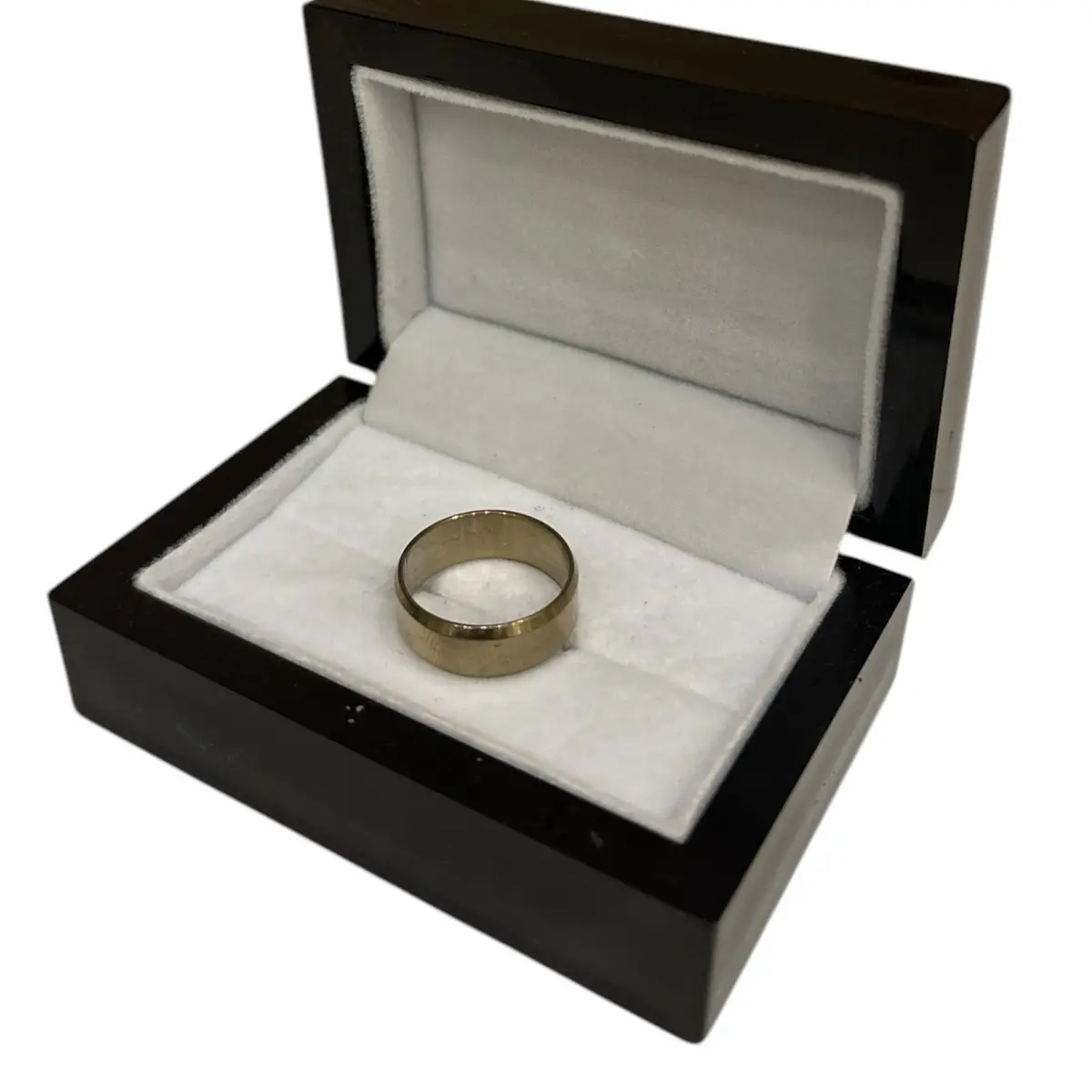 Golden Ring with Wooden Box- perfect for Gift