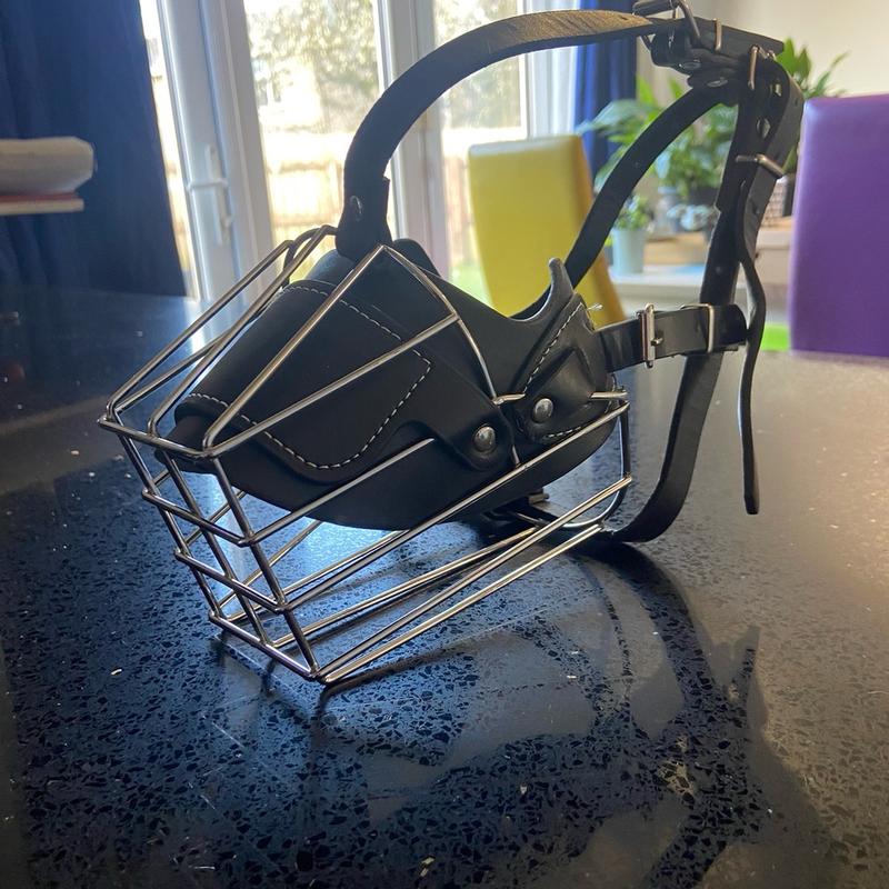 Basket muzzle  Black -XXL 2