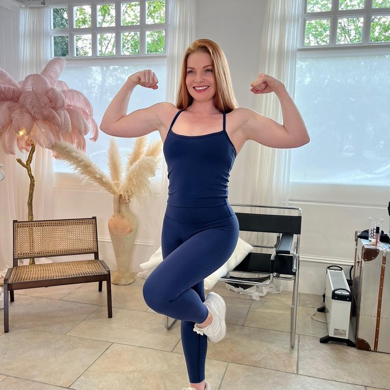 Everyday Core Tank Top with Built In Bra Breathable Crop 8