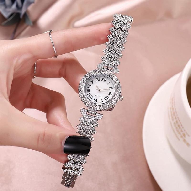 Luxury Women's Quartz Bracelet Watch with Crystal Diamonds - Female Dress Watch 4
