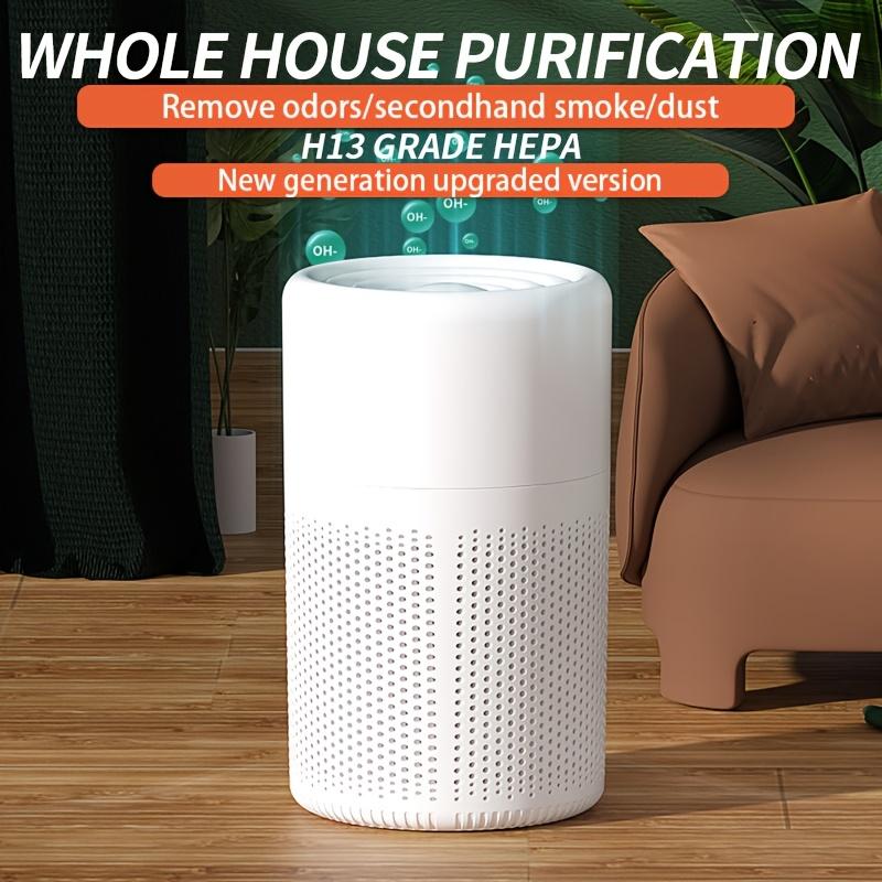 HEPA Air Purifier for Home with Scented Sponge, Deodorizing for Office Living Room Bedrooms, for Smokers, Odor, Dust, Pollen, Pet Dander, Car Air Fresheners for Bedroom Office Halloween Christmas Independence Day Gift 4