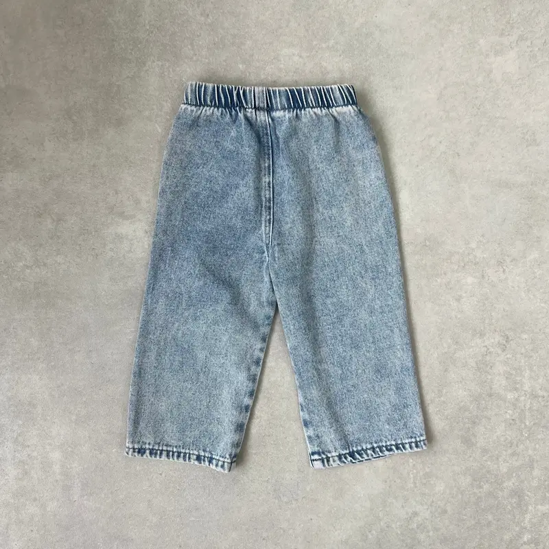 Blue straight jeans 1