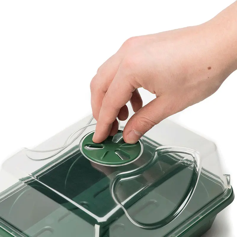 EarlyGrow Unheated 2-Bay Medium Propagator - Perfect for Growing Your Own 3