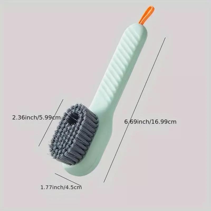 1-2pcs Laundry Soap Dispenser Scrubbing Brush For Cleaning Shoe Cleaning Brush 1