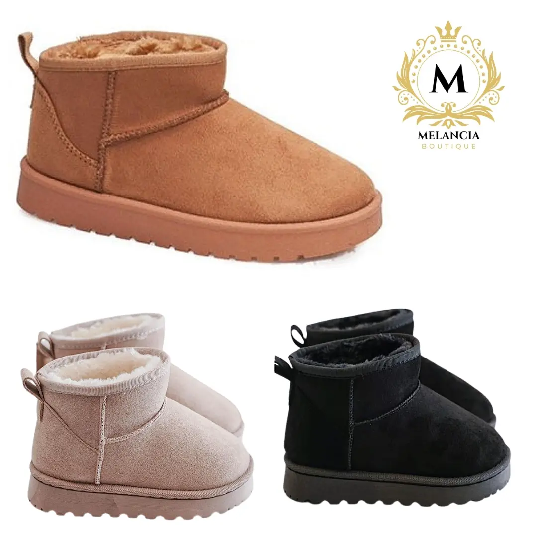 Melancia Suede Boots for Kids comfortable and beautiful in Beige, Black or Pink with faux sheepskin lining toddler boots girls  boots slippers  girls