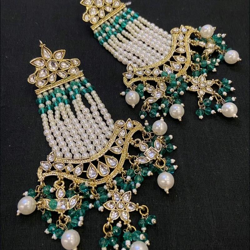 Indian/Pakistani Bollywood Style Long Pearl Statement Earring 1