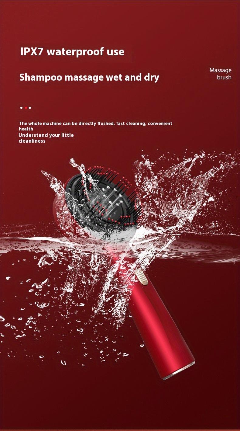 Product Introduction of Multi-function Massage Comb,Electric Hair Oil Comb and Scalp Massager in One, A Vibrating Head Massager for Scalp Cleaning, A Hair Scalp Massager with IPX7 Waterproof Function, Wireless and Portable,Scalp&Hair,Head Massage,  Home Relaxation 17