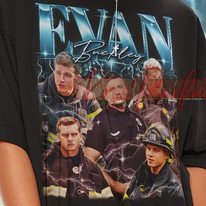 Evan Buckley 911 Tee, EVAN BUCKLEY Shirt, 9-1-1 Shirt, 9-1-1 Tee, Evan Buckley Fan, Buck Shirt, Buck Tee, Firefighter Shirt, Firefighter Tee #1913