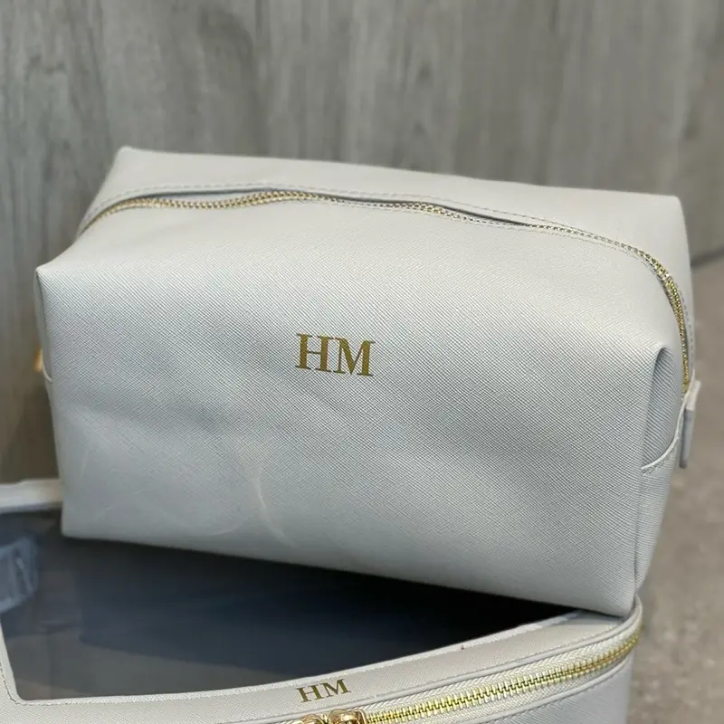 Personalised toiletries case, personalised cosmetics case, makeup storage bag, travel case, toiletries case, personalised gifts, beauty bag 4