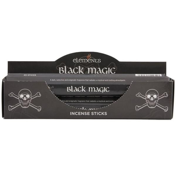 Set of 6 Packets of Elements Black Magic Incense Sticks 0