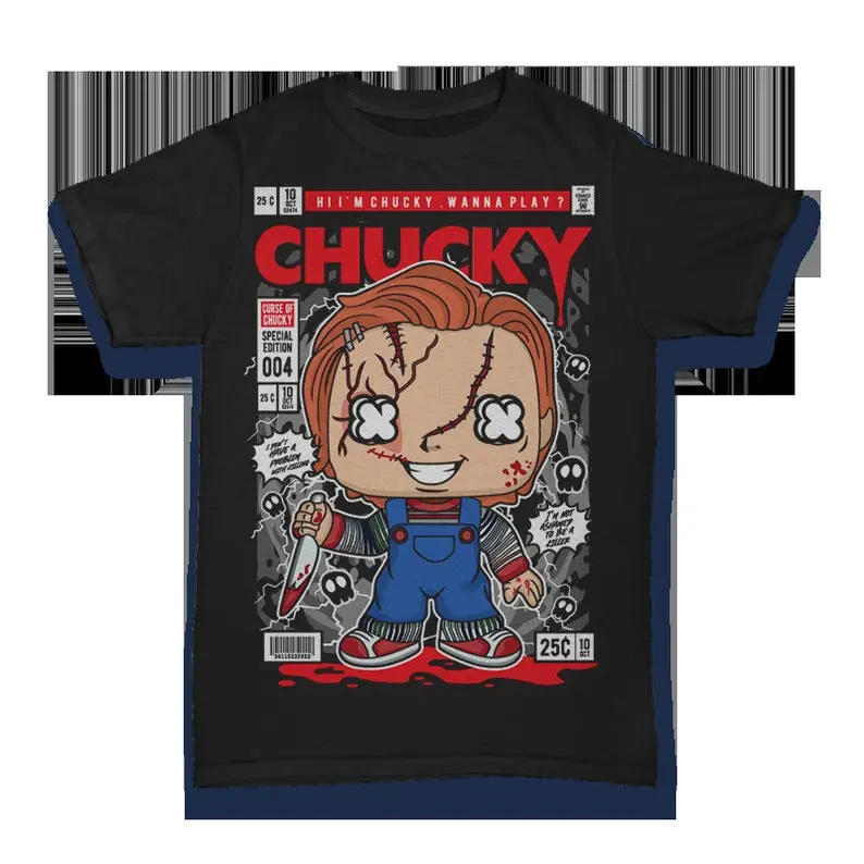 Chucky Childs Play T Shirt, Retro Chuck Comic Art Shirt
